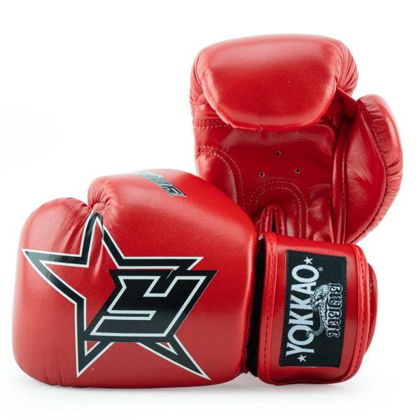 Yokkao Boxing Gloves - Institution Red - Muay Thai Store