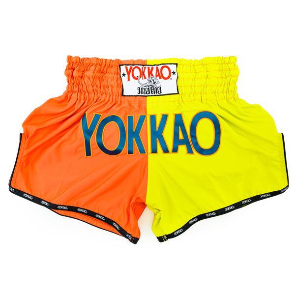 Yokkao Carbon Fit Shorts - Dbl. Imp. Cherry/Lime - Muay Thai Store