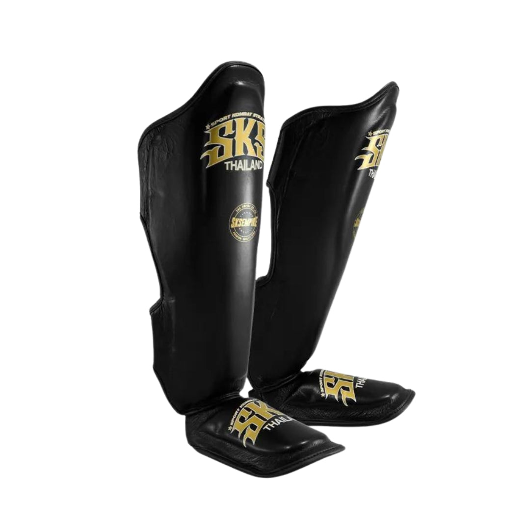 SKS Shin Guards - Black - Muay Thai Store