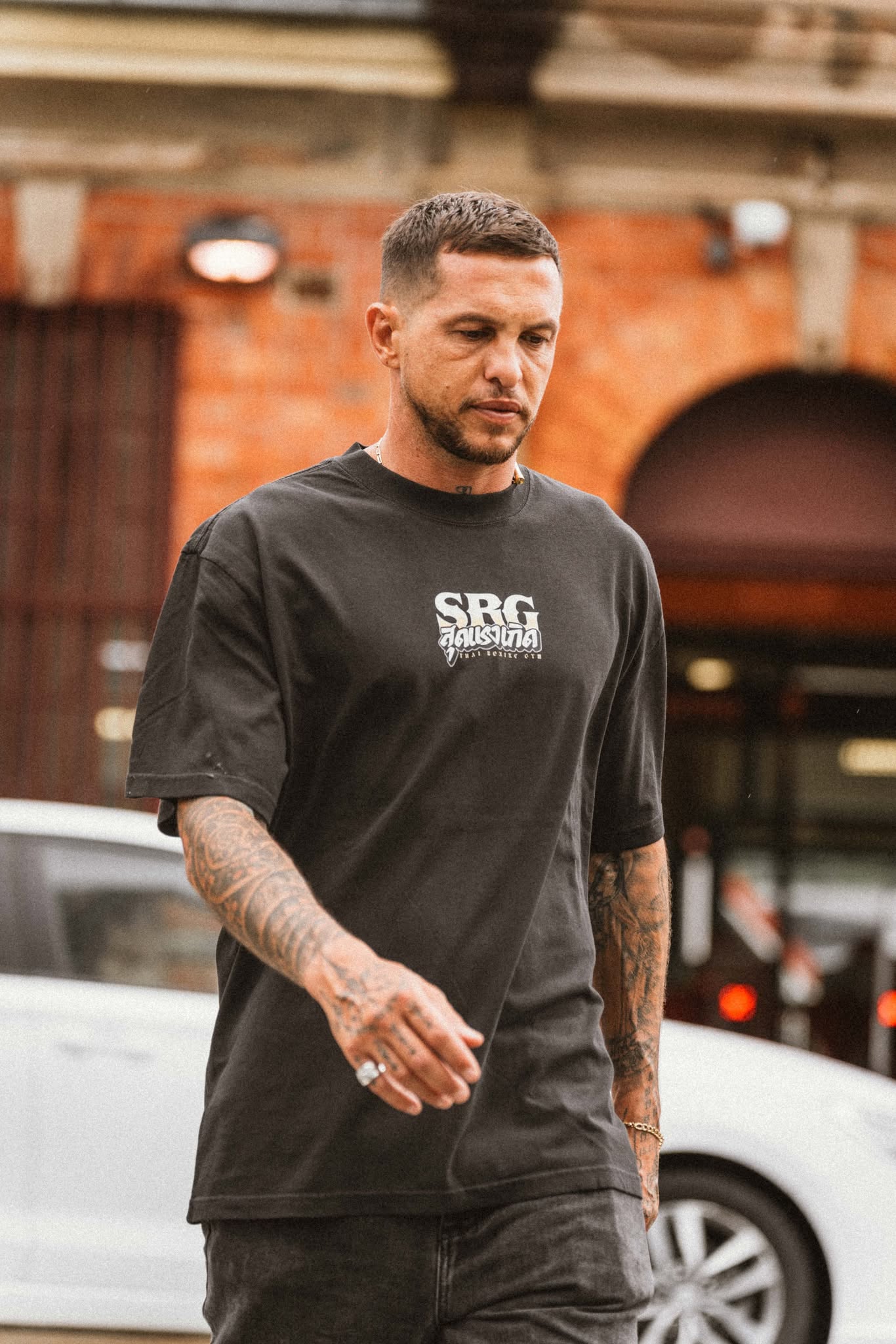 SRG T-Shirt - Special Edition Cruising Since 2009 Faded Black - Muay Thai Store