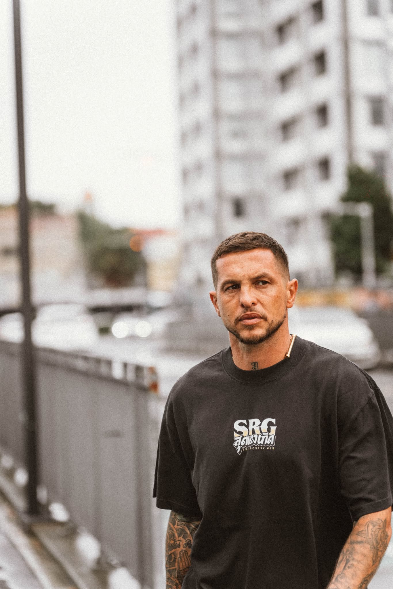 SRG T-Shirt - Special Edition Cruising Since 2009 Faded Black - Muay Thai Store