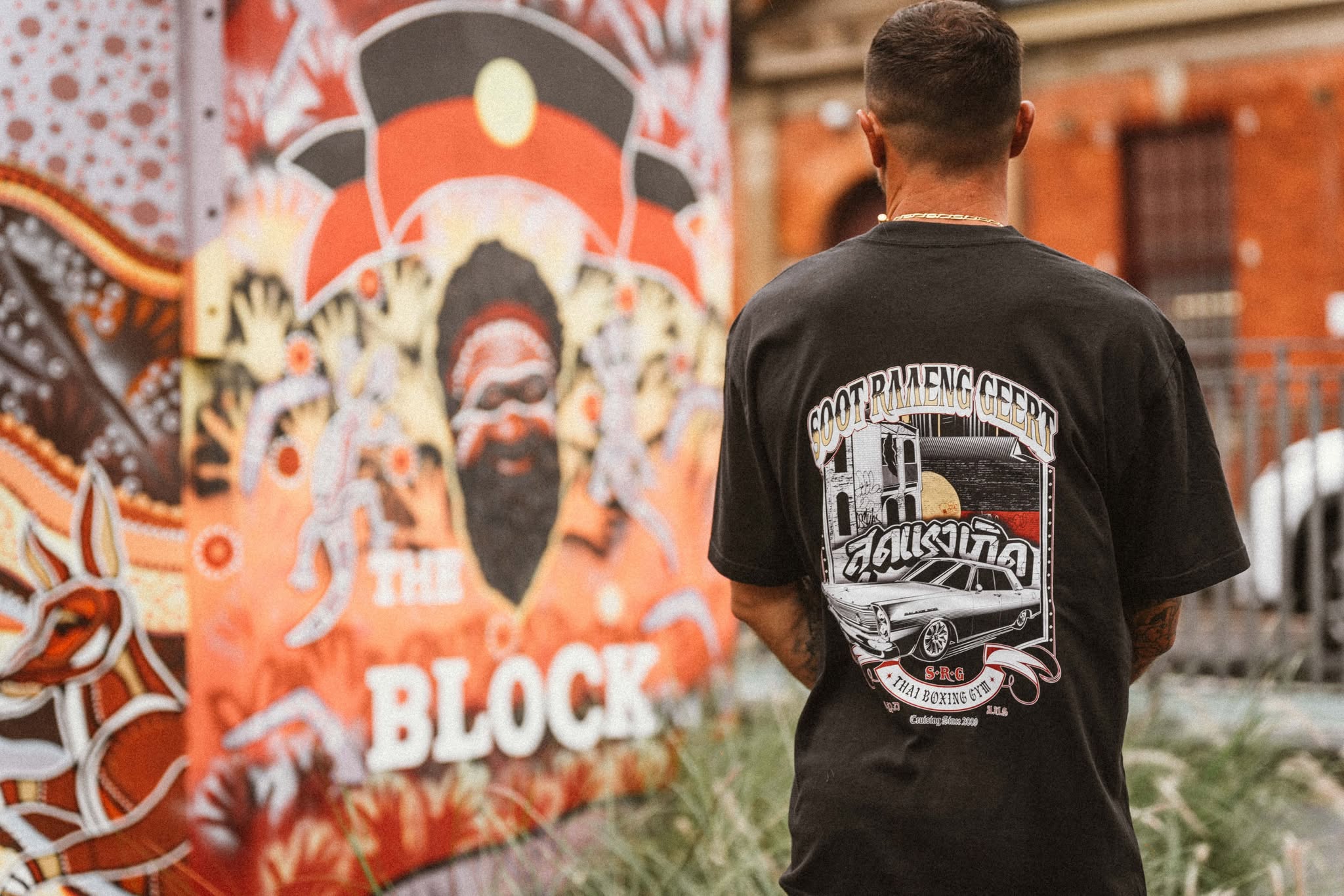 SRG T-Shirt - Special Edition Cruising Since 2009 Faded Black - Muay Thai Store