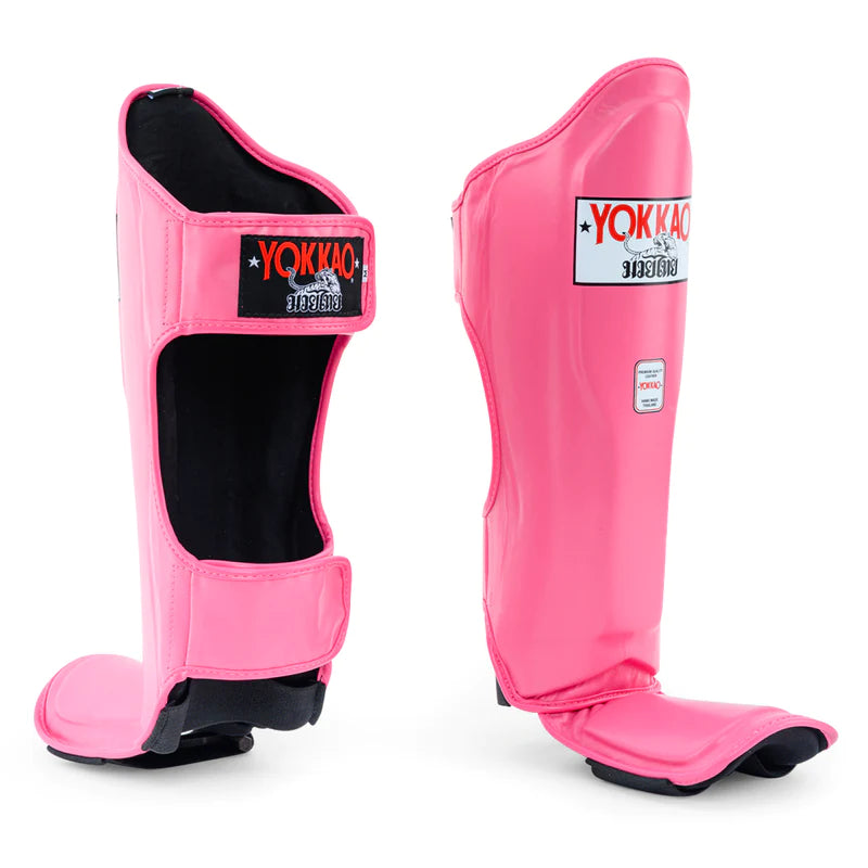 Yokkao Shin Guards - Matrix Hot Pink - Muay Thai Store