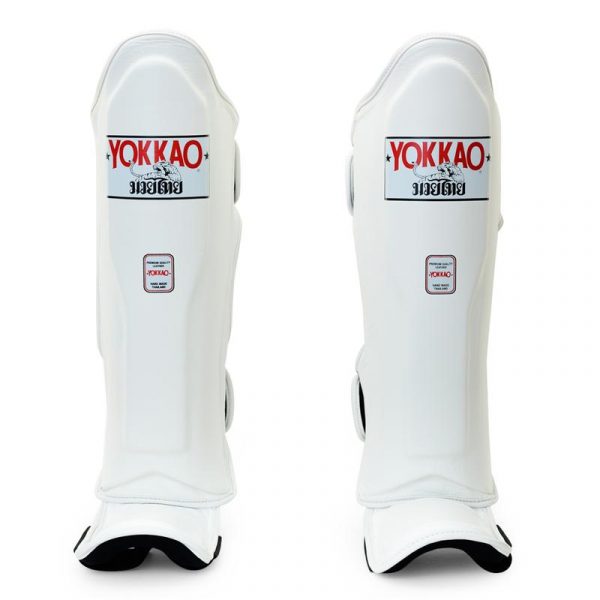 Yokkao Shin Guards - Matrix White - Muay Thai Store