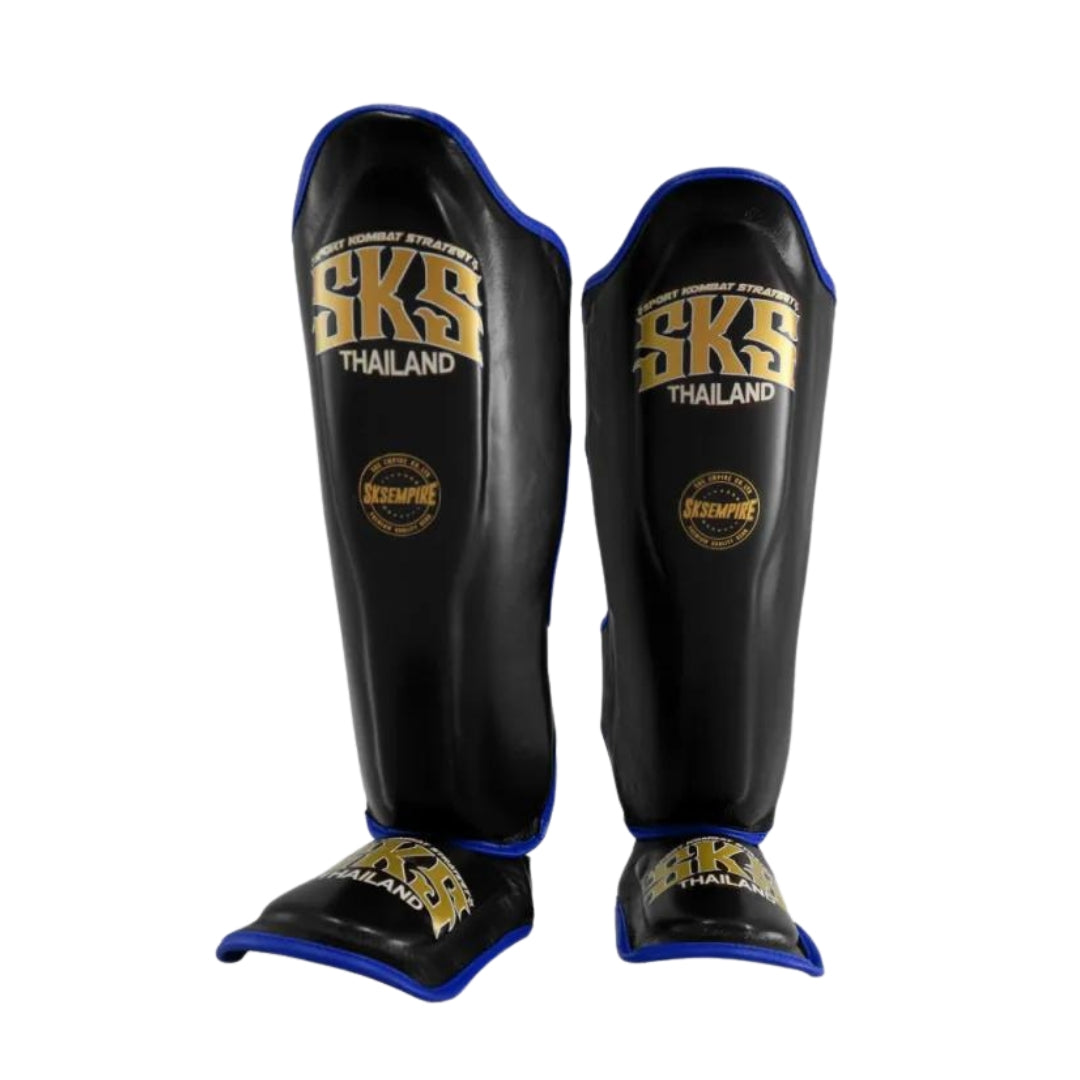 SKS Shin Guards - Black/Blue