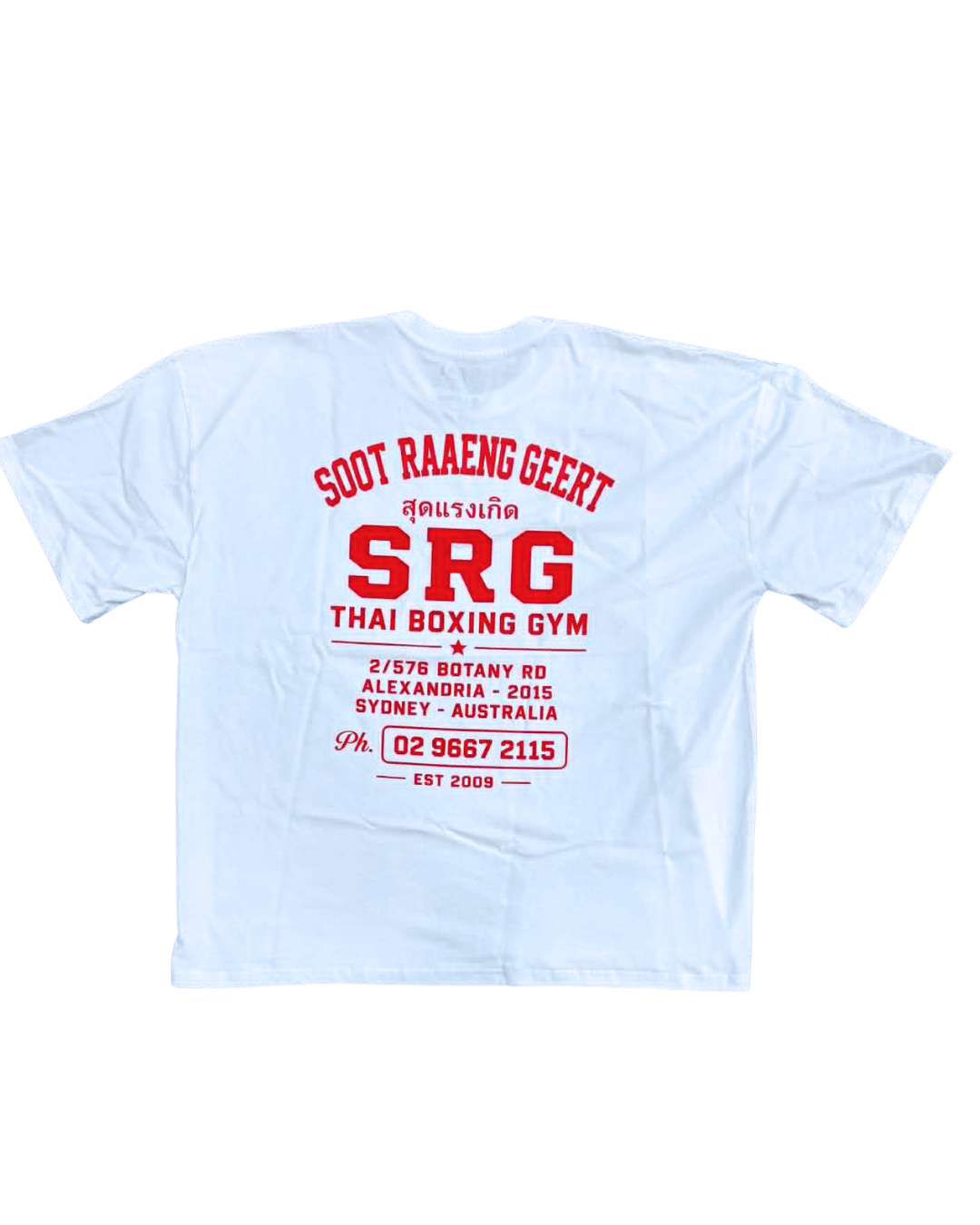SRG T-Shirt - Oversized Retro shirt (White)