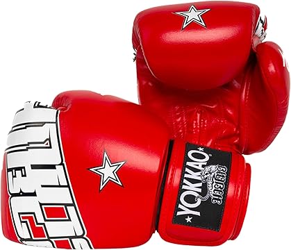 Yokkao Boxing Gloves - Lettering Red