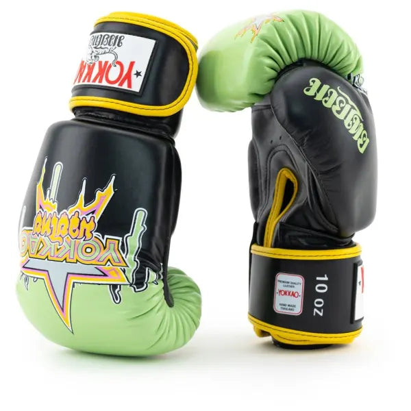 Yokkao Boxing Gloves - Bleeding green