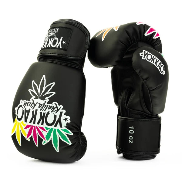 Yokkao Boxing Gloves - Khalifa Kush Black