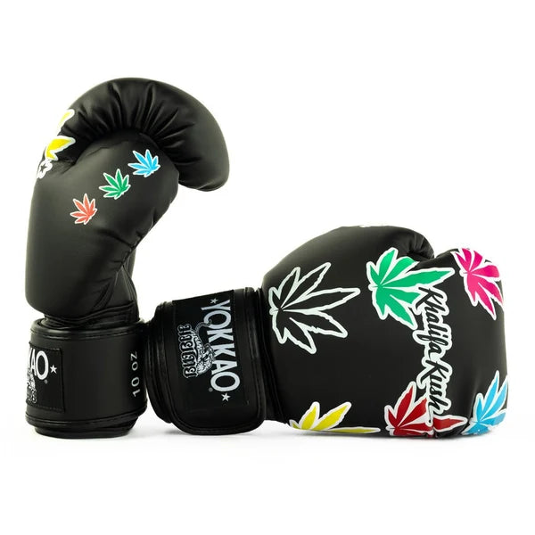 Yokkao Boxing Gloves - Khalifa Kush Black