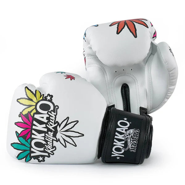 Yokkao Boxing Gloves - Khalifa Kush White