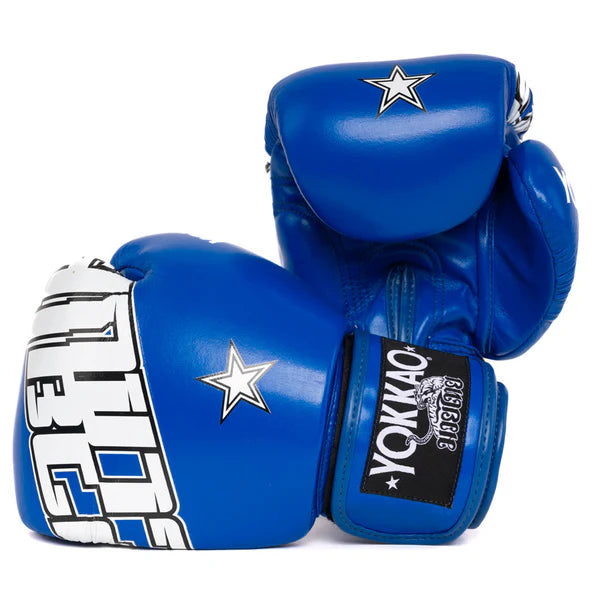 Yokkao Boxing Gloves - Lettering Blue