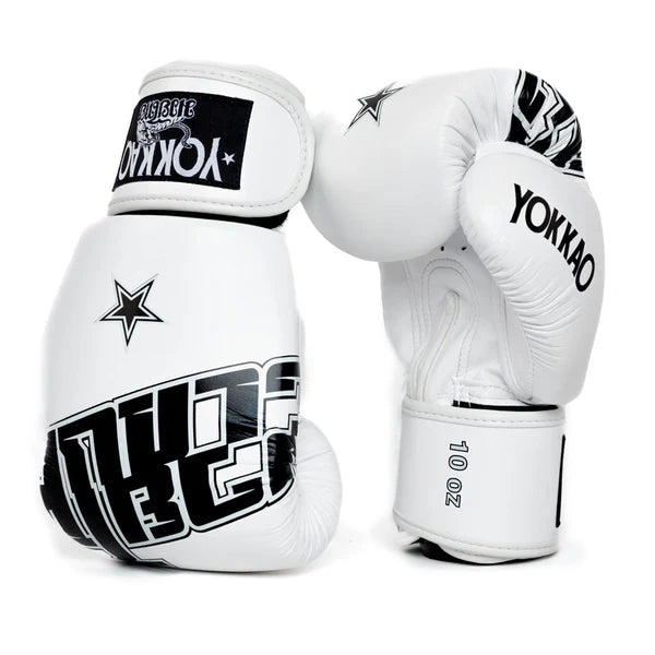 Yokkao Boxing Gloves - Lettering White