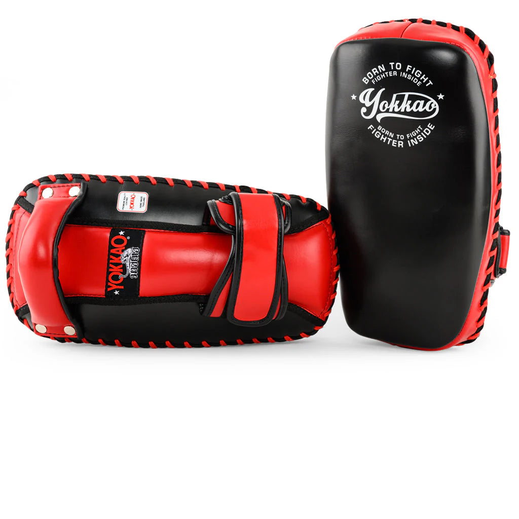 Yokkao Freestyle Thai Pads - Black/Red