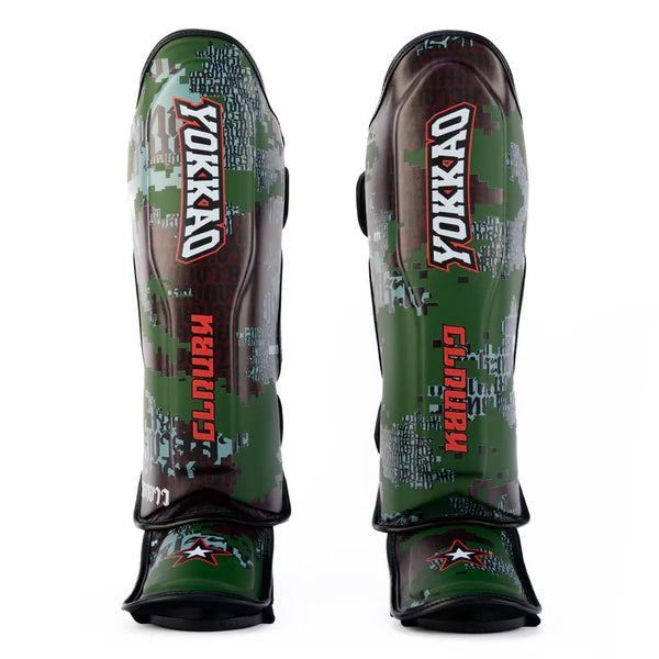 Yokkao Shin Guards - Thai Camo Forest