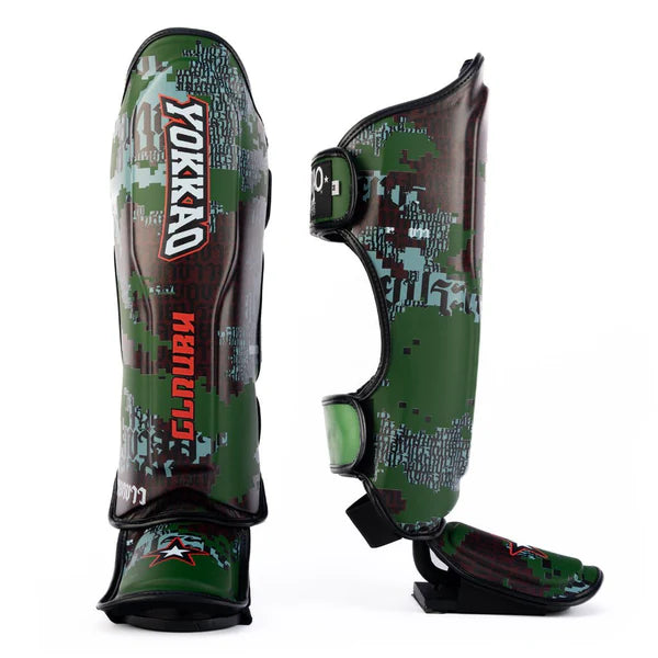 Yokkao Shin Guards - Thai Camo Forest
