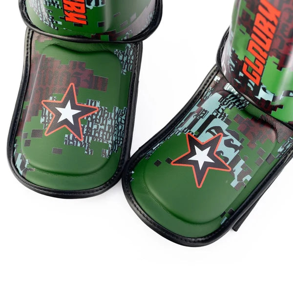 Yokkao Shin Guards - Thai Camo Forest
