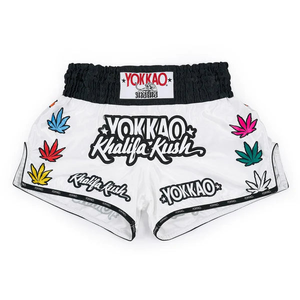 Yokkao Carbonfit Shorts - Khalifa Kush White