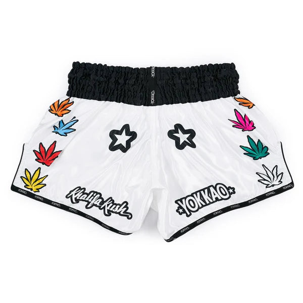 Yokkao Carbonfit Shorts - Khalifa Kush White