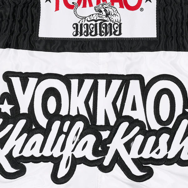 Yokkao Carbonfit Shorts - Khalifa Kush White