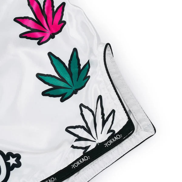 Yokkao Carbonfit Shorts - Khalifa Kush White