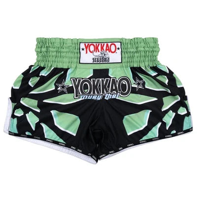 Yokkao Carbonfit Shorts - Broken Green/Black