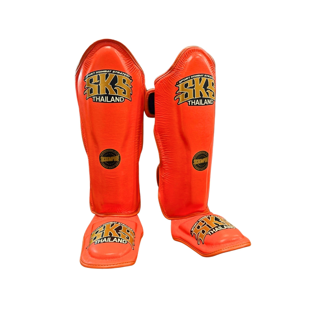 SKS Shin Guards - Orange