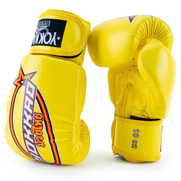 Yokkao Boxing Gloves - Vertical Yellow