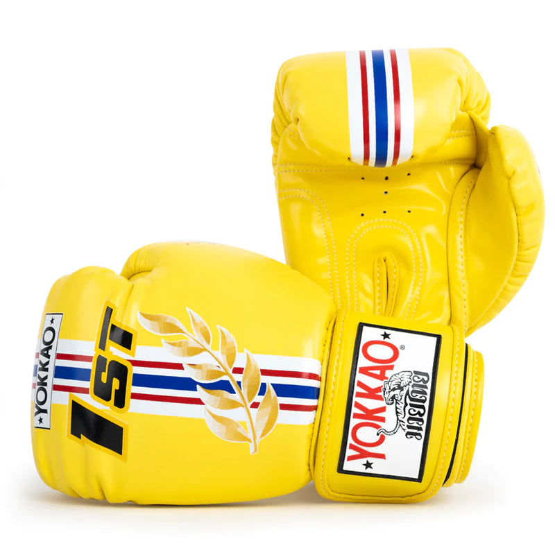 Yokkao Boxing Gloves - First at the race Yellow