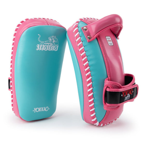 Yokkao Freestyle Thai Pads - Island/Hot pink