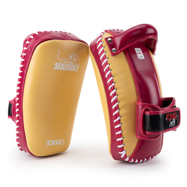 Yokkao Freestyle Thai Pads - Mango/Cerise