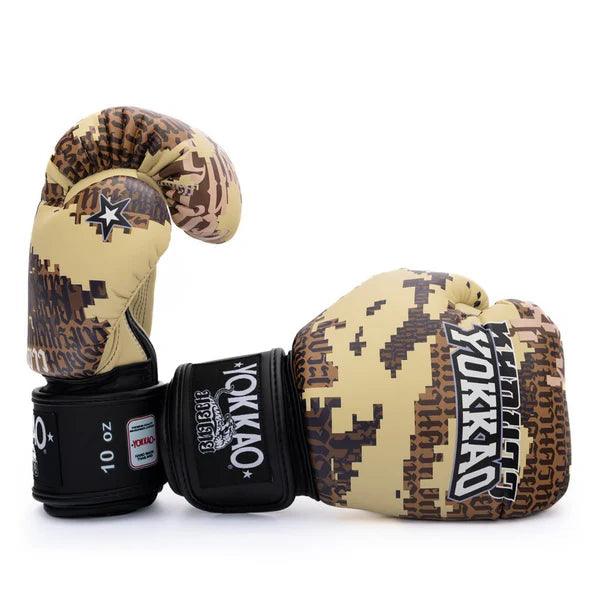 Yokkao Boxing Gloves - Thai Camo Desert