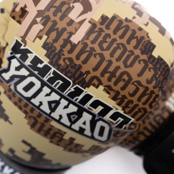 Yokkao Boxing Gloves - Thai Camo Desert