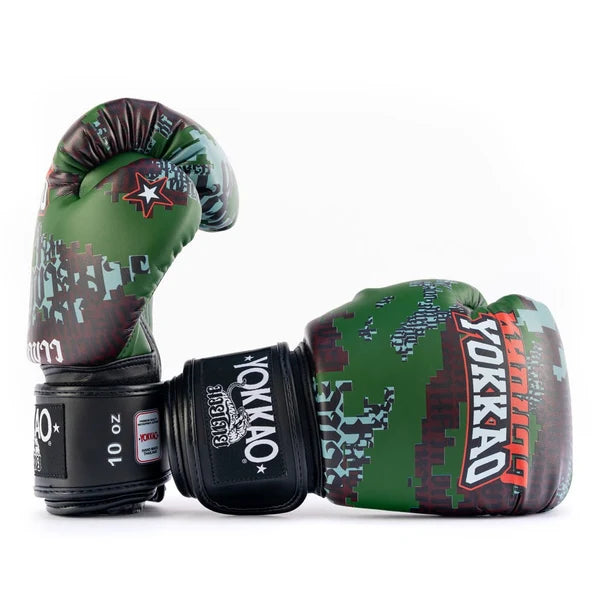 Yokkao Boxing Gloves - Thai Camo Forest