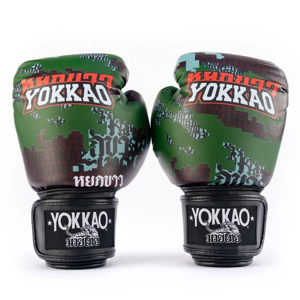 Yokkao Boxing Gloves - Thai Camo Forest