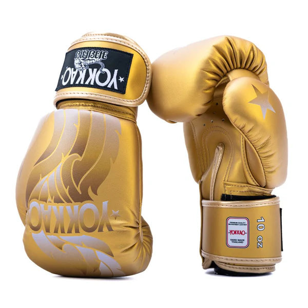 Yokkao Boxing Gloves - The Flame Gold