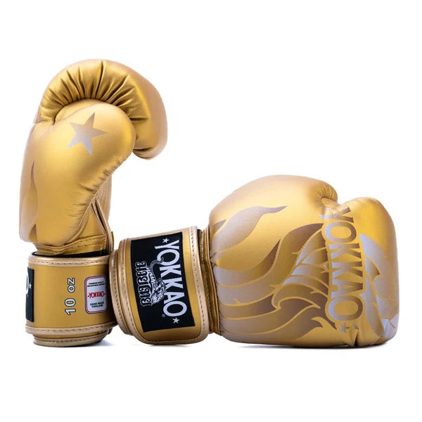 Yokkao Boxing Gloves - The Flame Gold