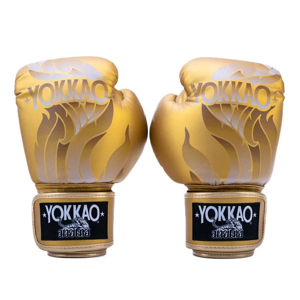 Yokkao Boxing Gloves - The Flame Gold