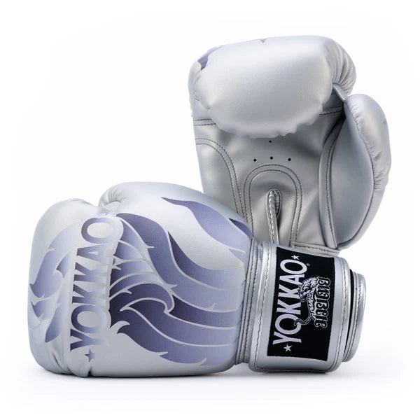 Yokkao Boxing Gloves - The Flame Silver