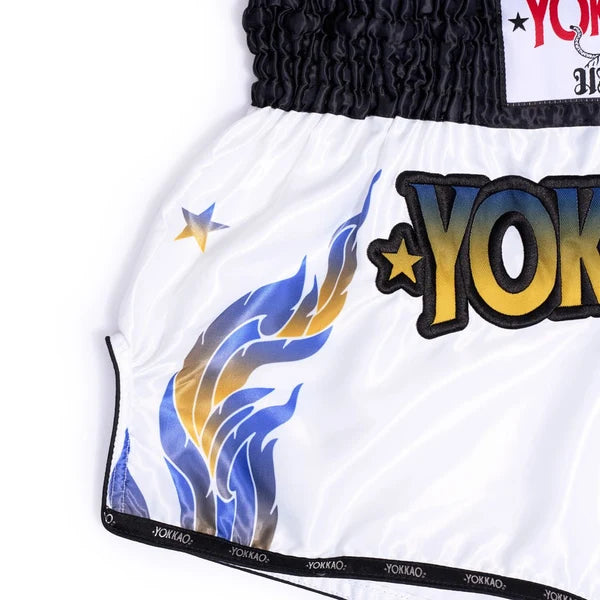 Yokkao Carbonfit Shorts - The Flame White