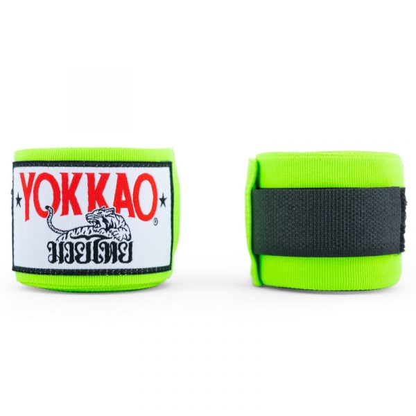 Yokkao Hand Wraps Neon Green Muay Thai Store - Main Image