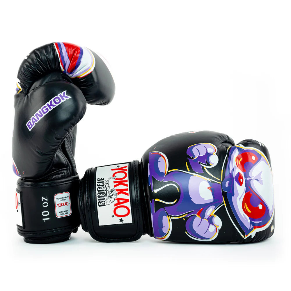 Yokkao Boxing Gloves - Angry Rabbit Black