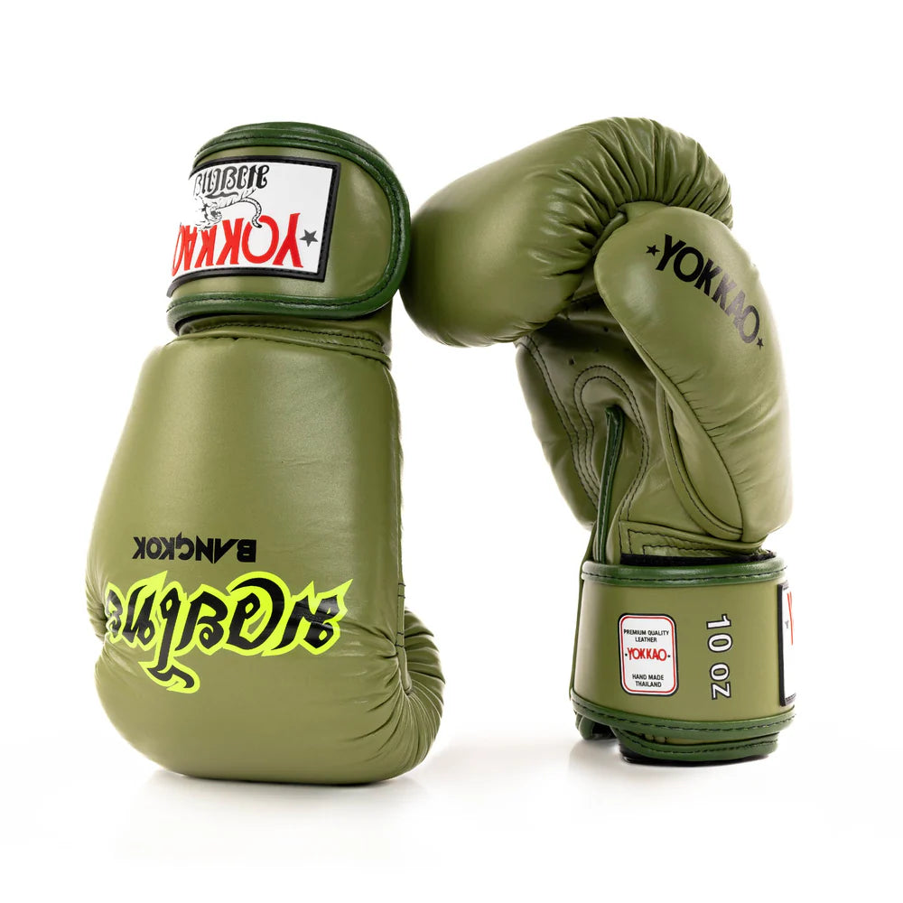 Yokkao Boxing Gloves - Late Show Olive