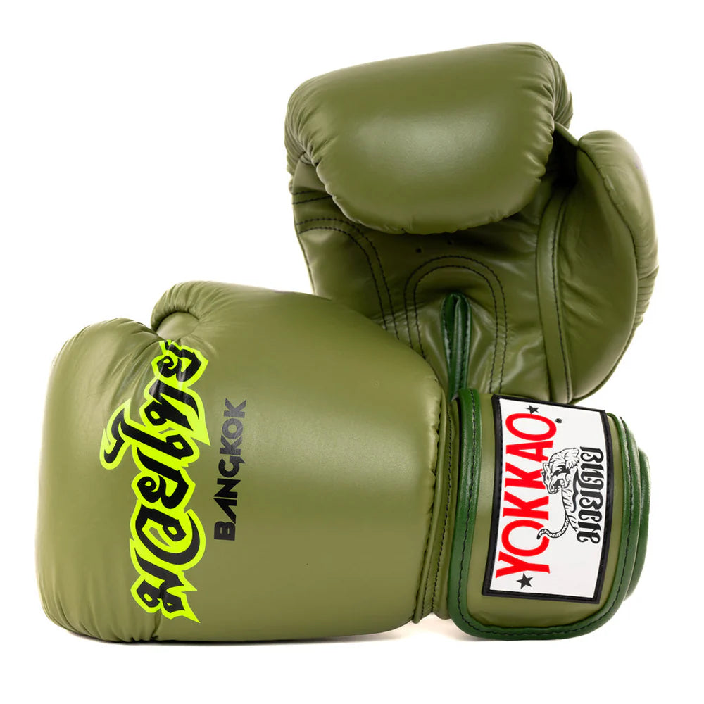 Yokkao Boxing Gloves - Late Show Olive