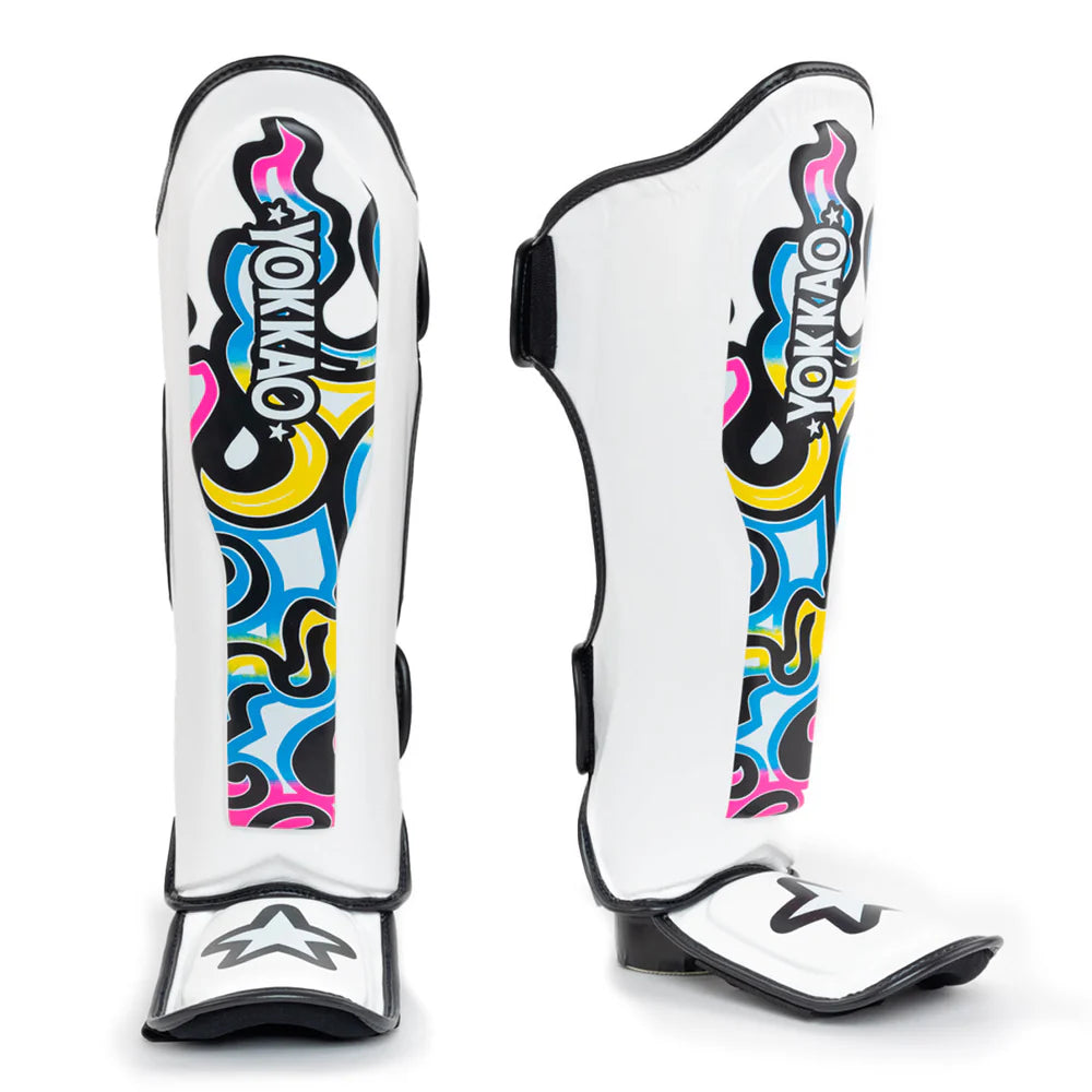 Yokkao Shin Guards - Flames White