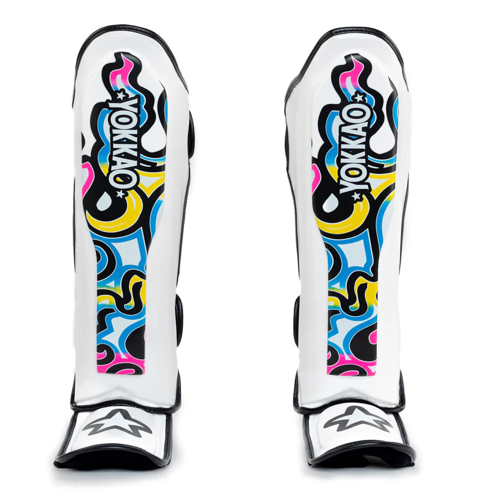 Yokkao Shin Guards - Flames White