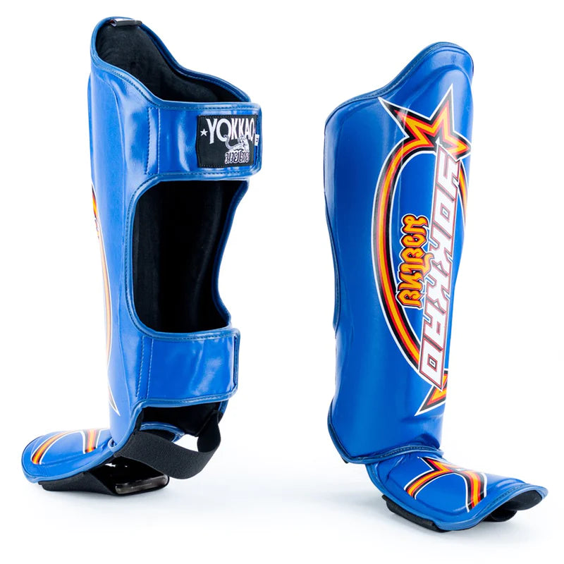 Yokkao Shin Guards - Vertical Blue