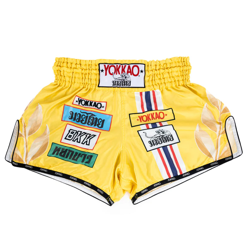 Yokkao Carbon Fit Shorts - First at the race Yellow