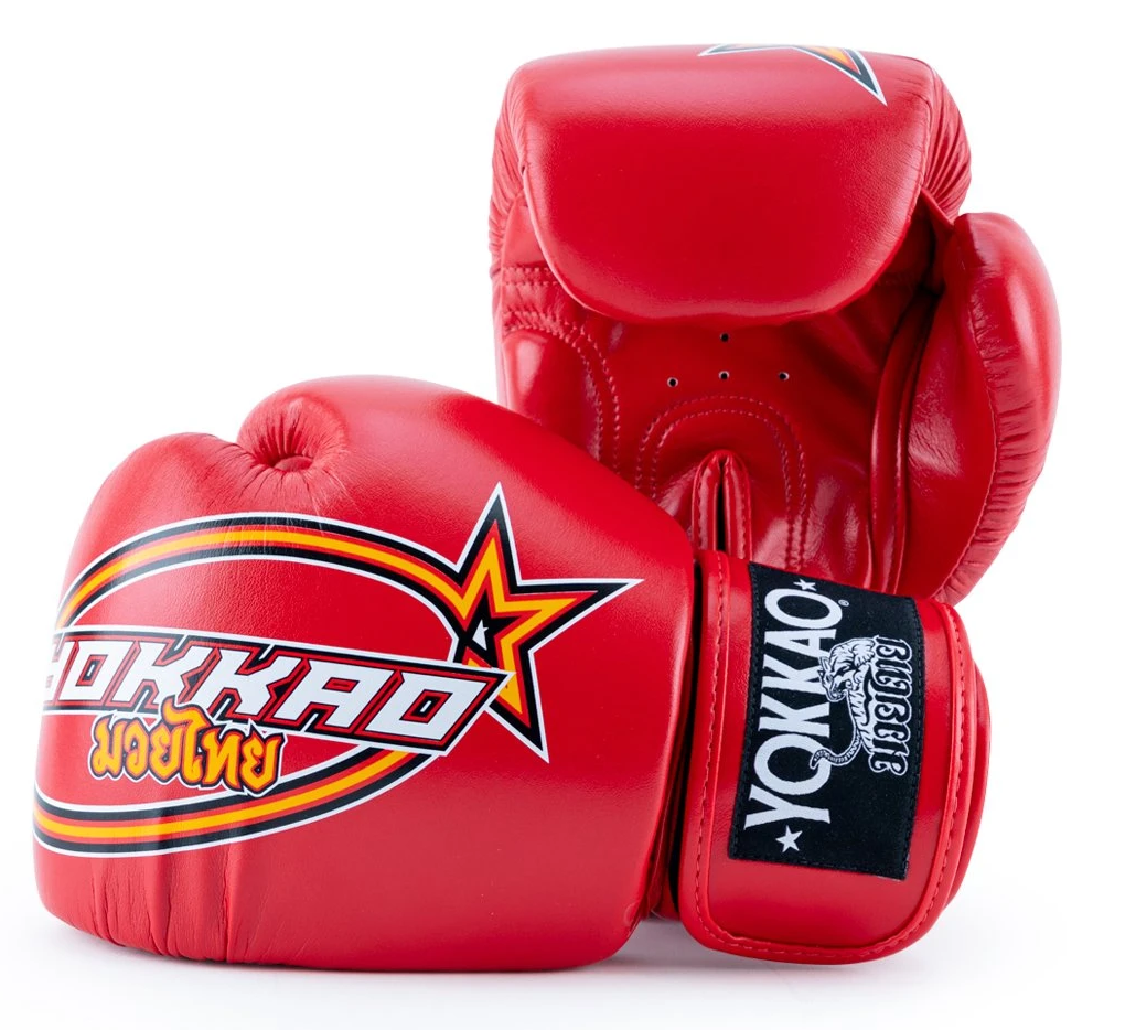 Yokkao Boxing Gloves - Vertical Red