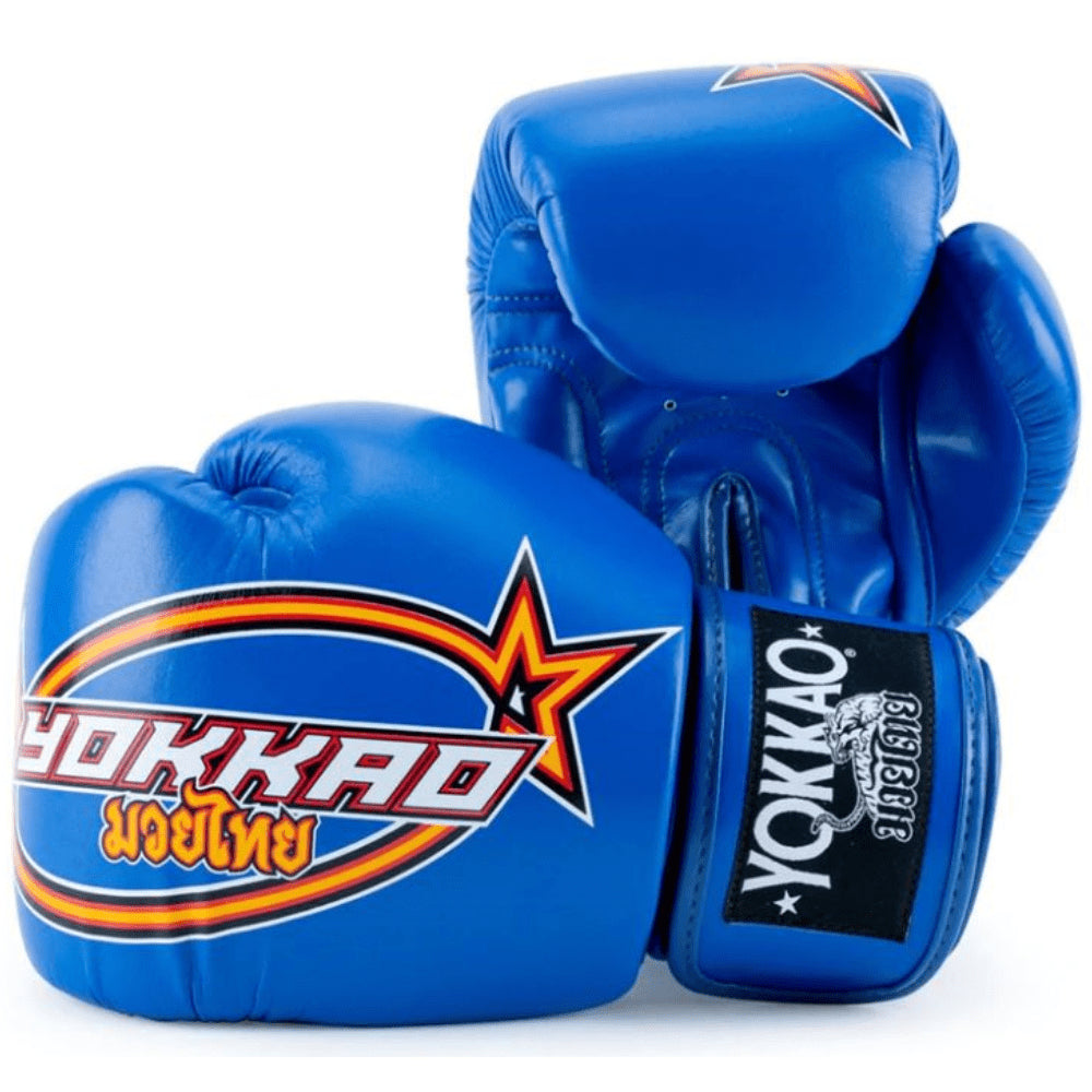 Yokkao Boxing Gloves - Vertical Blue